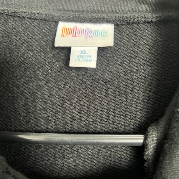 Black LuLaRoe Presley Jacket XL - Picture 3 of 4